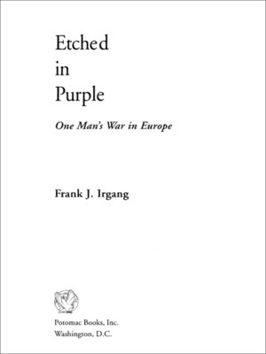 cover image of Etched in Purple